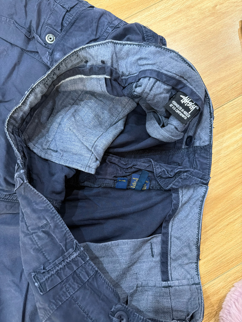 VINTAGE STUSSY CARGO SHORTS 36