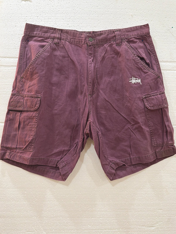 VINTAGE STUSSY CARGO SHORTS 34