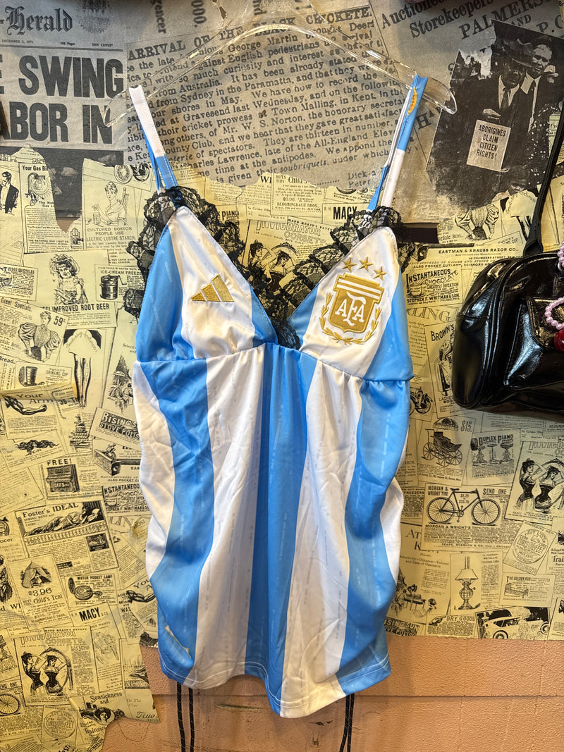 Reworked Argentina soccer jersey