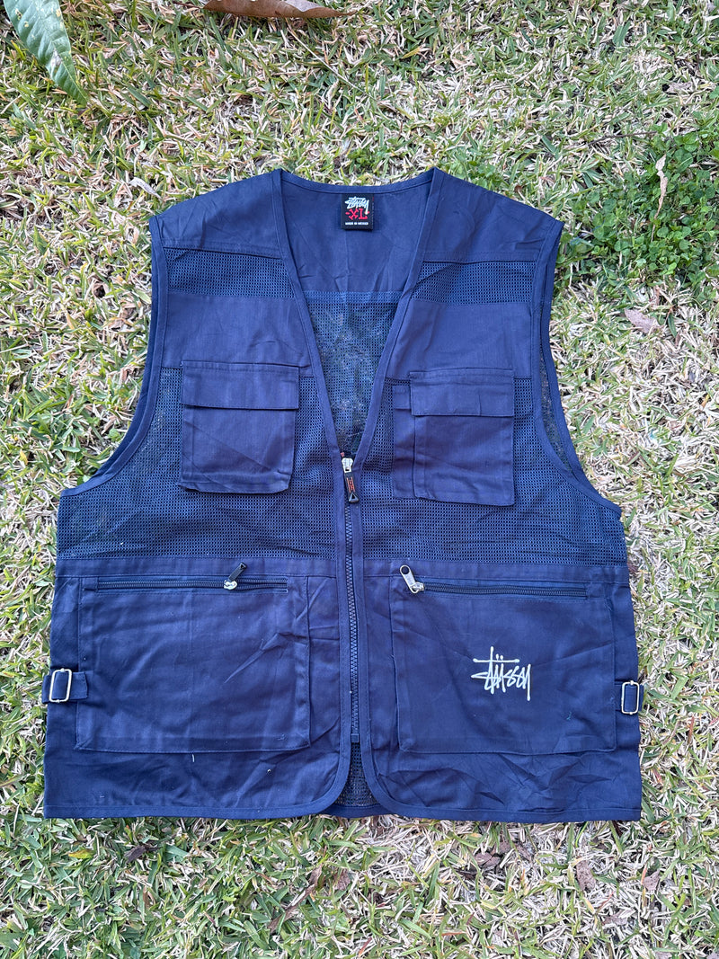 VINTAGE STUSSY VEST XL