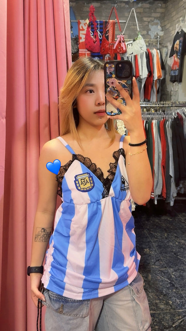 Reworked Argentina soccer jersey