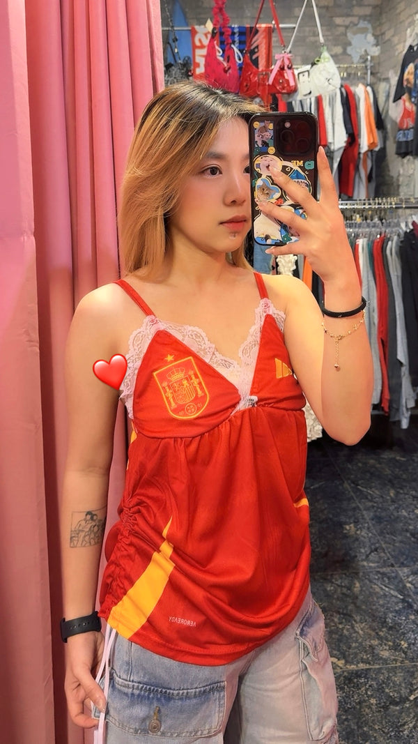 Reworked Spain soccer jersey