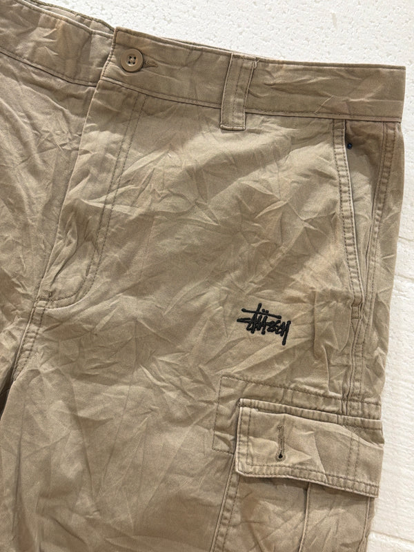 VINTAGE STUSSY CARGO SHORTS 35