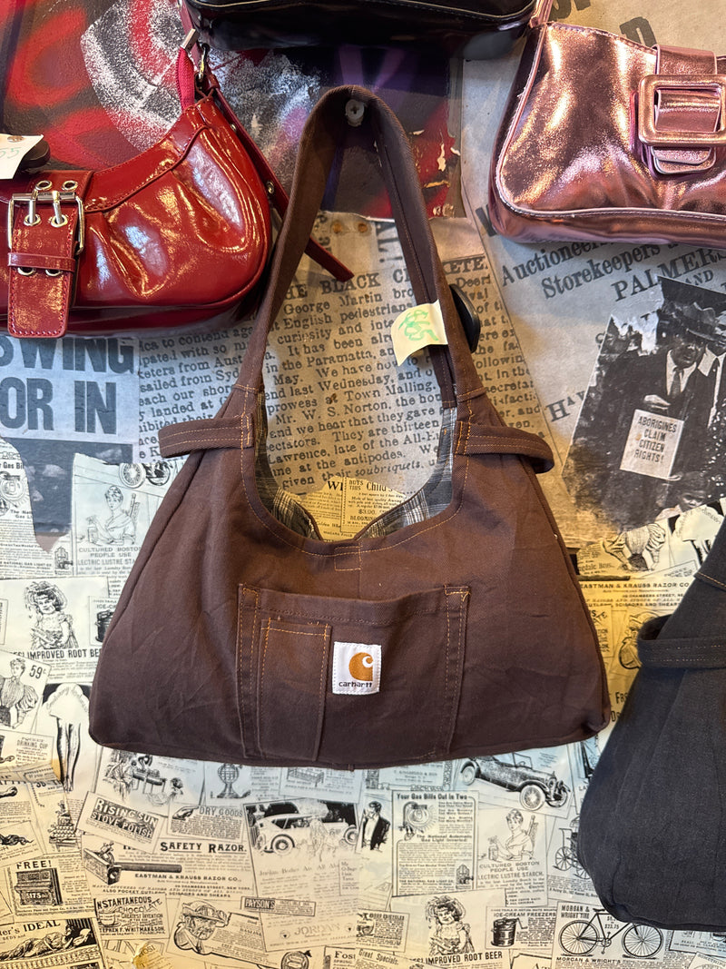 Vintage reworked shoulder bag