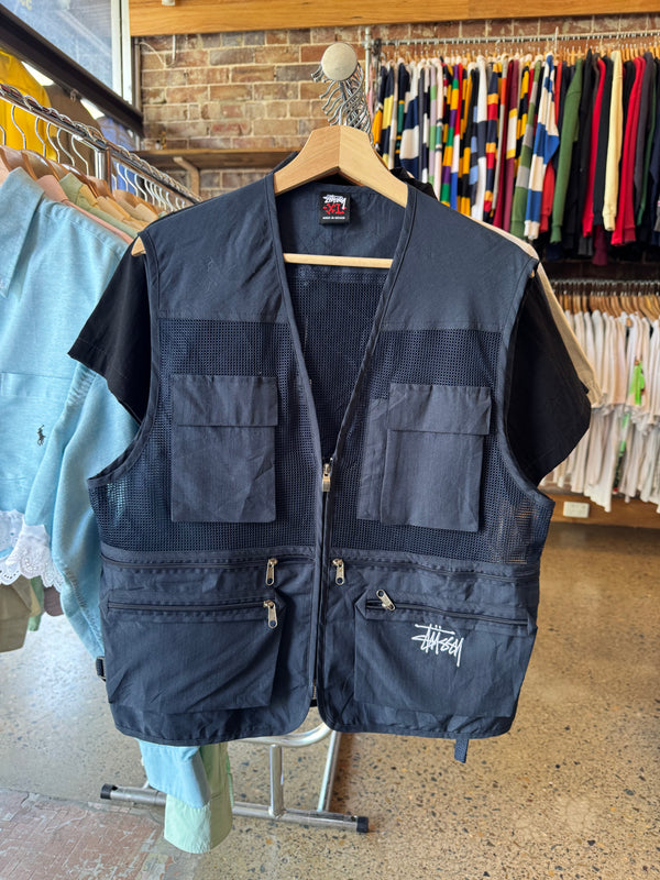 VINTAGE STUSSY VEST XL