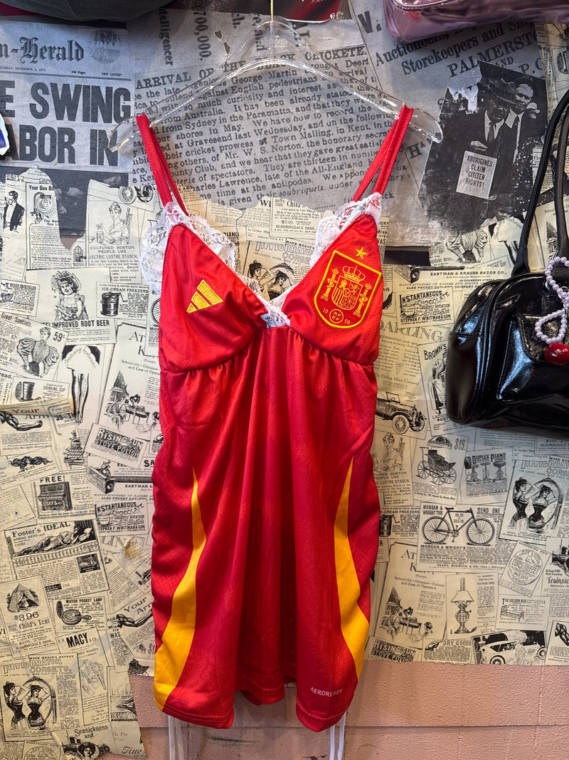 Reworked Spain soccer jersey