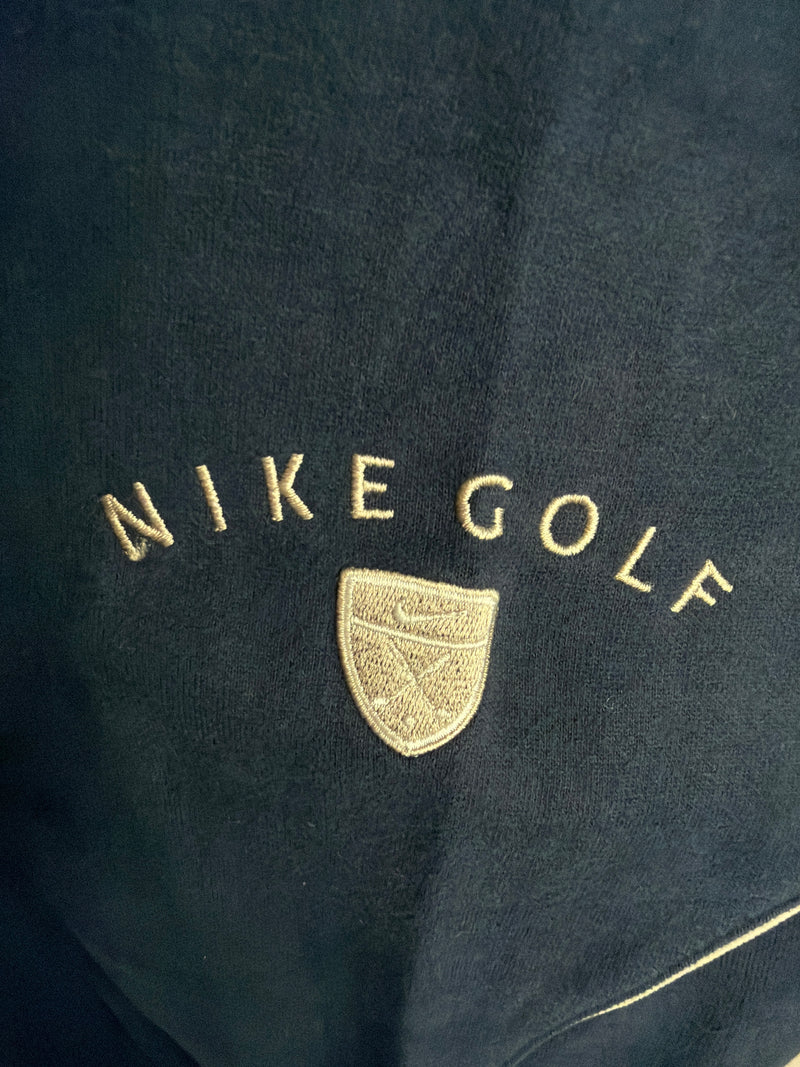 VINTAGE NIKE GOLF HALF ZIPPER SWEATER L