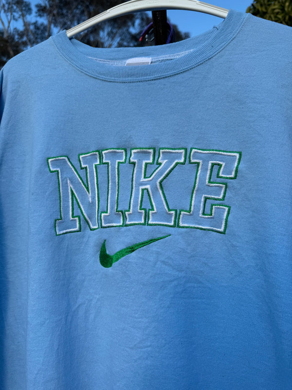 VINTAGE NIKE SPELLOUT SWEATER XL