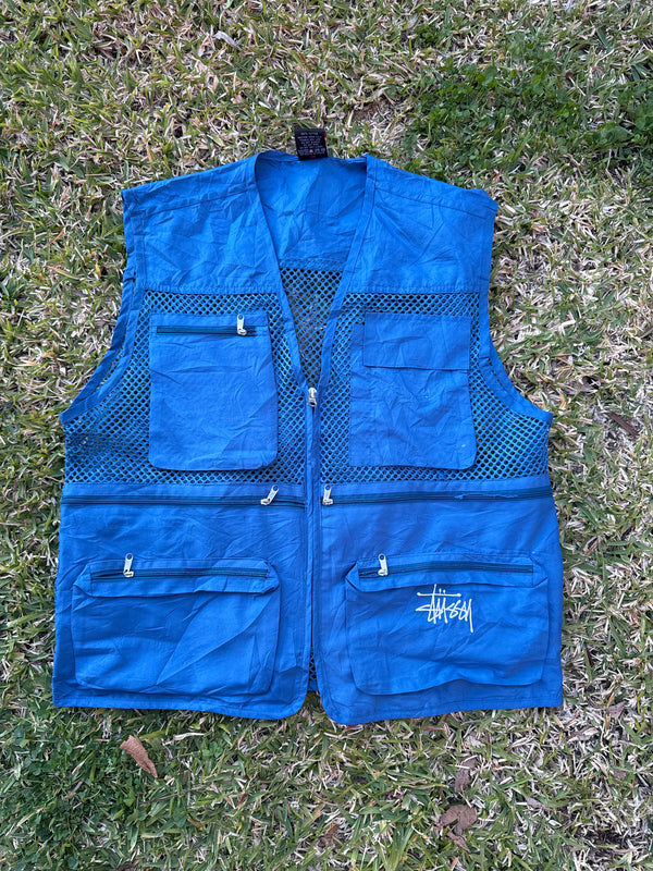 VINTAGE STUSSY VEST L