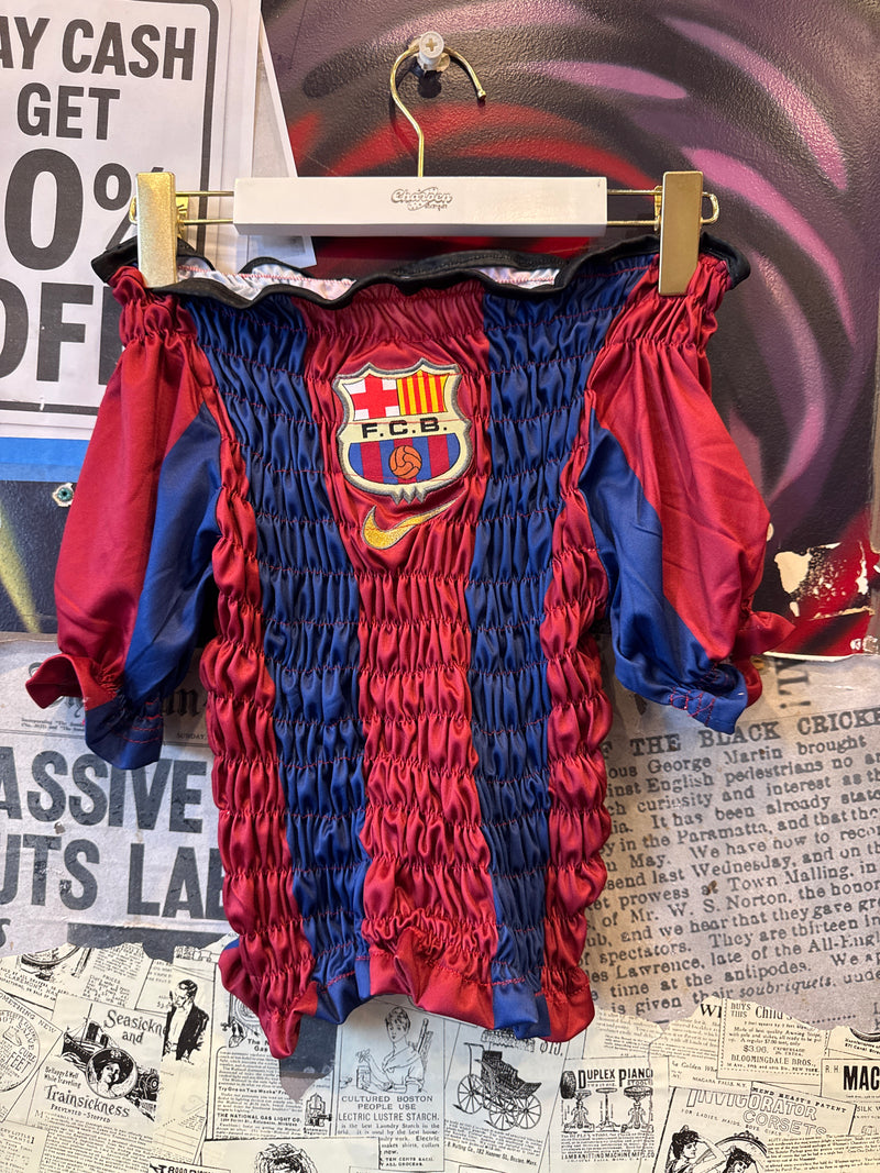 Reworked Barcelona soccer jersey