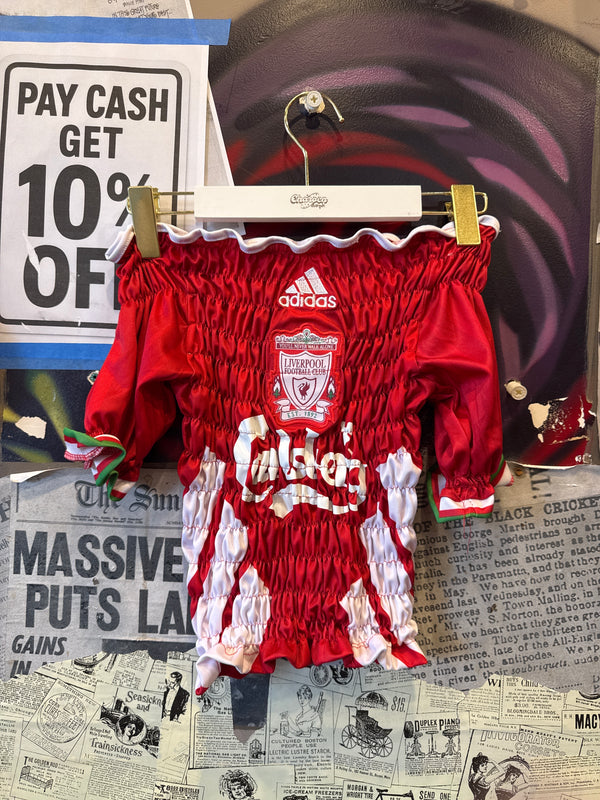 Reworked Liverpool soccer jersey