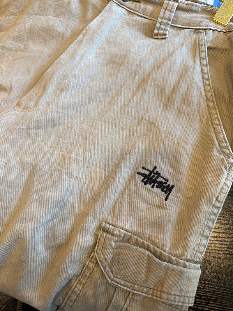 VINTAGE STUSSY CARGO SHORTS 33