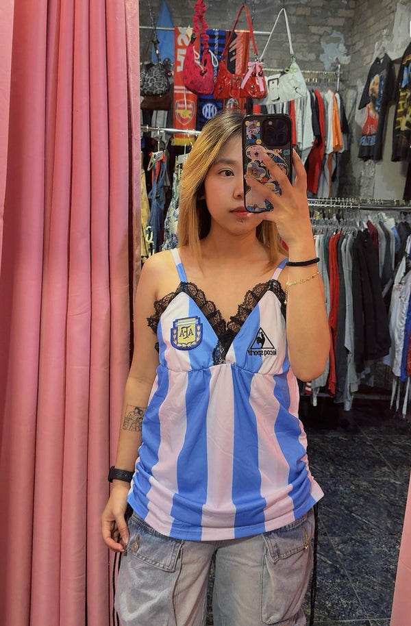 Reworked Argentina soccer jersey