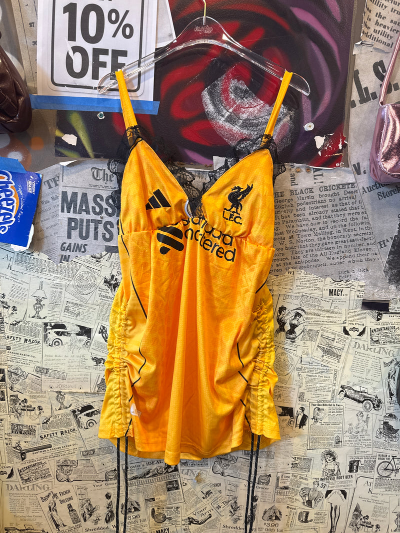 Reworked Liverpool soccer jersey