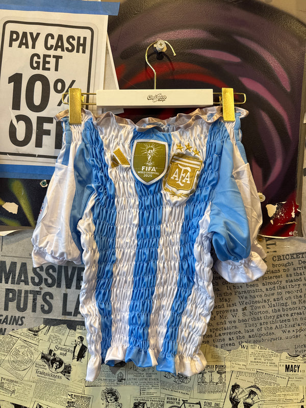 Reworked Argentina soccer jersey
