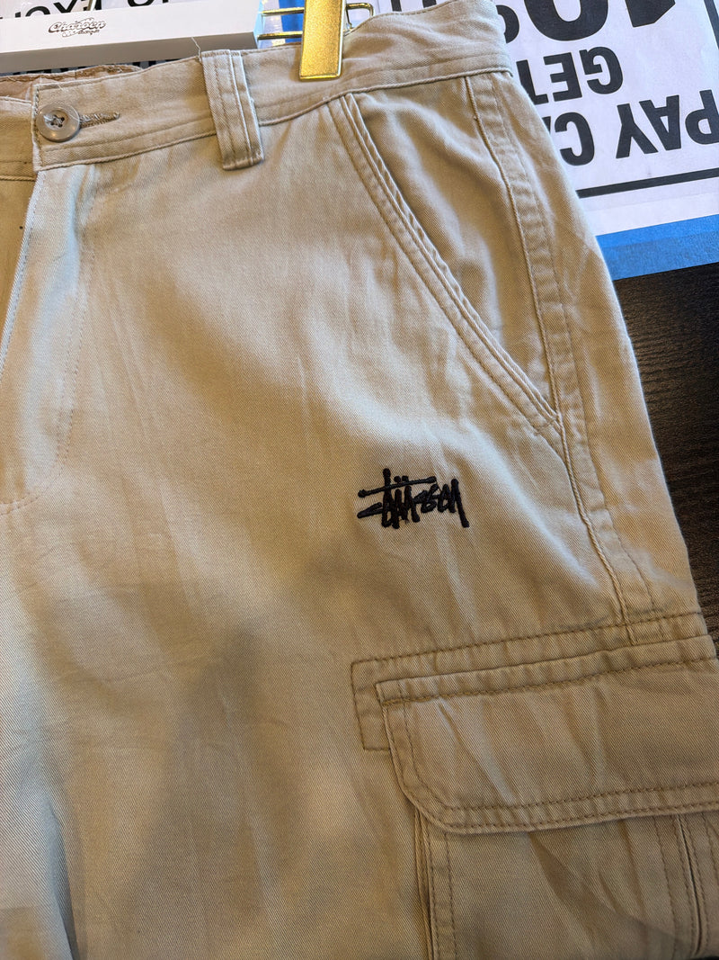 VINTAGE STUSSY CARGO SHORTS 35