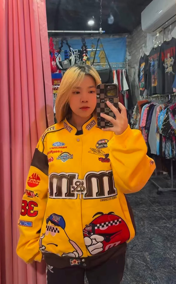 EMBROIDERED M&M JACKETS