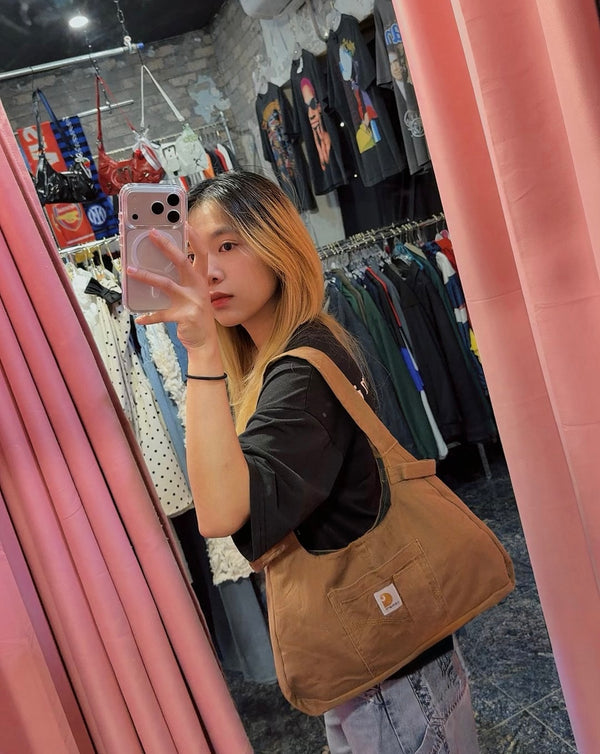 VINTAGE REWORKED CARHARTT SHOULDER BAG