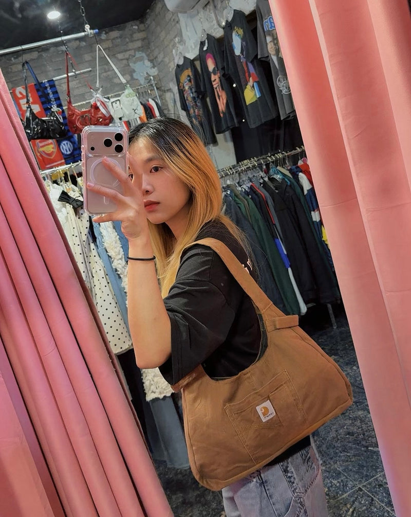 VINTAGE REWORKED CARHARTT SHOULDER BAG