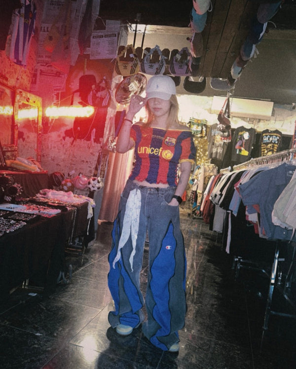 Reworked Barcelona soccer jersey