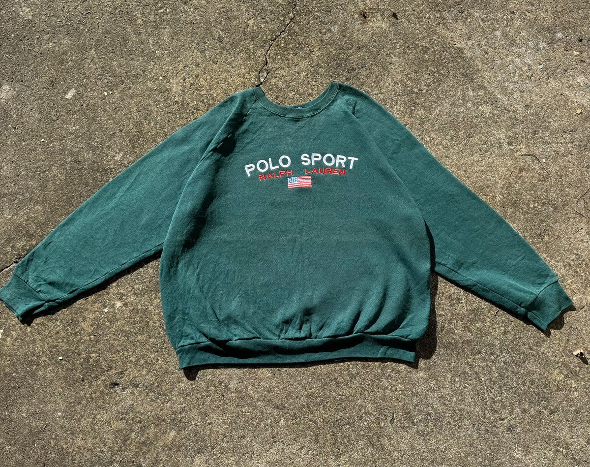 Vintage Polo Sport hotsell Sweater with pockets