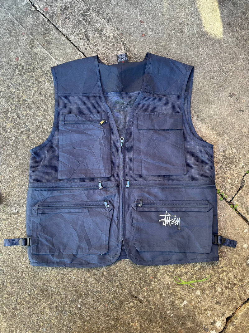 VINTAGE STUSSY VEST XL