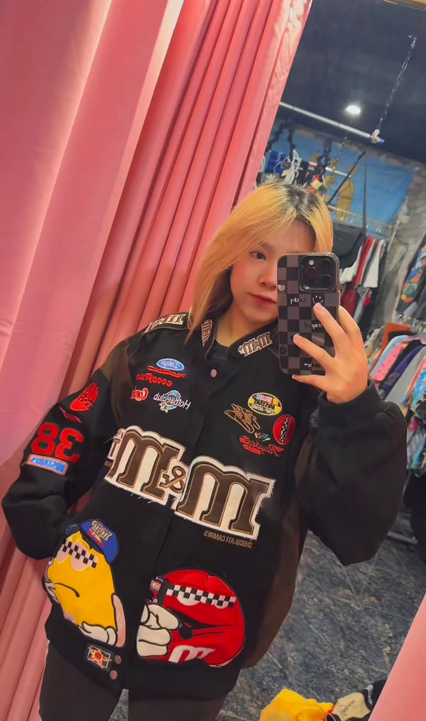 EMBROIDERED M&M JACKETS