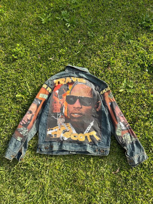 VINTAGE TRAVIS SCOTT CUSTOM JACKET M