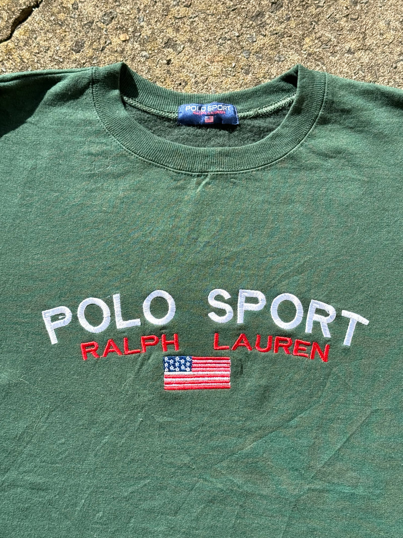 VINTAGE POLO SWEATER XL