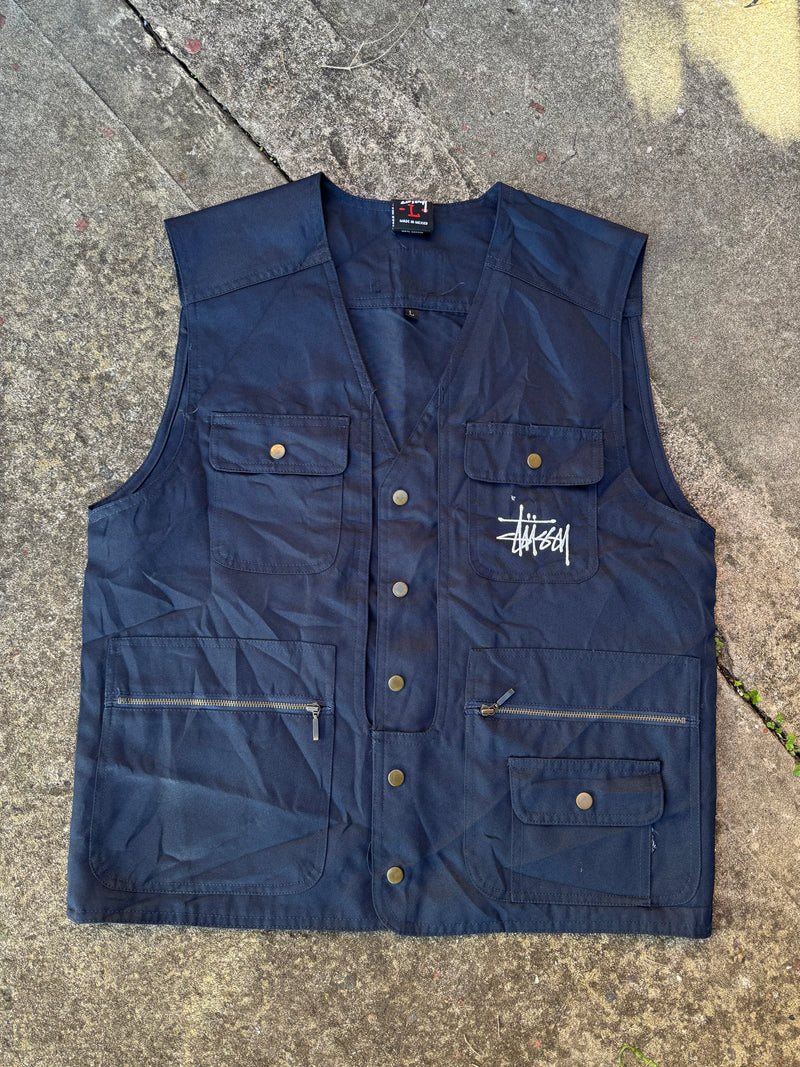 VINTAGE STUSSY VEST L