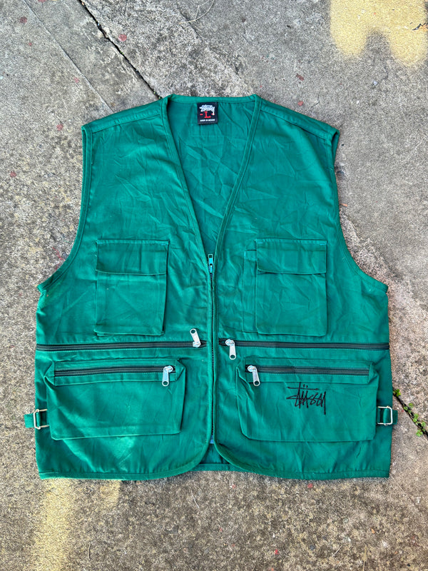 VINTAGE STUSSY VEST L