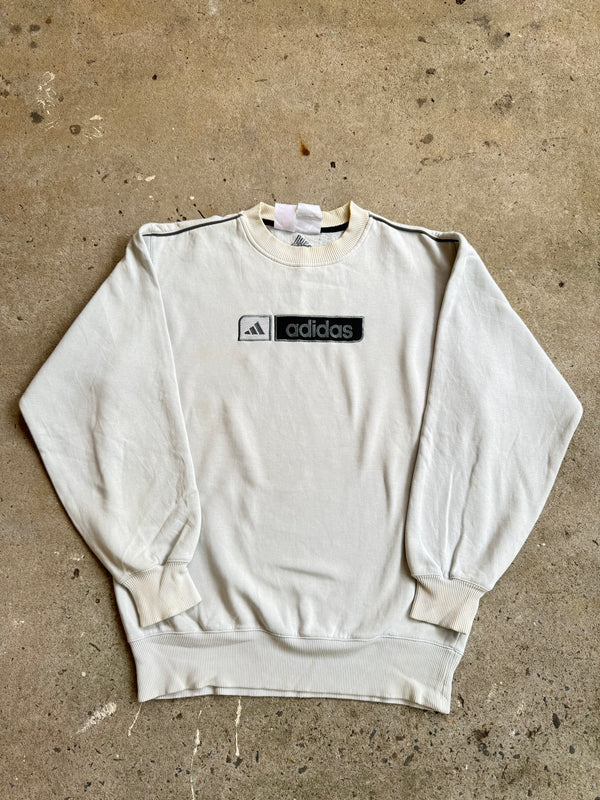 VINTAGE ADIDAS SPELLOUT SWEATER (XL)
