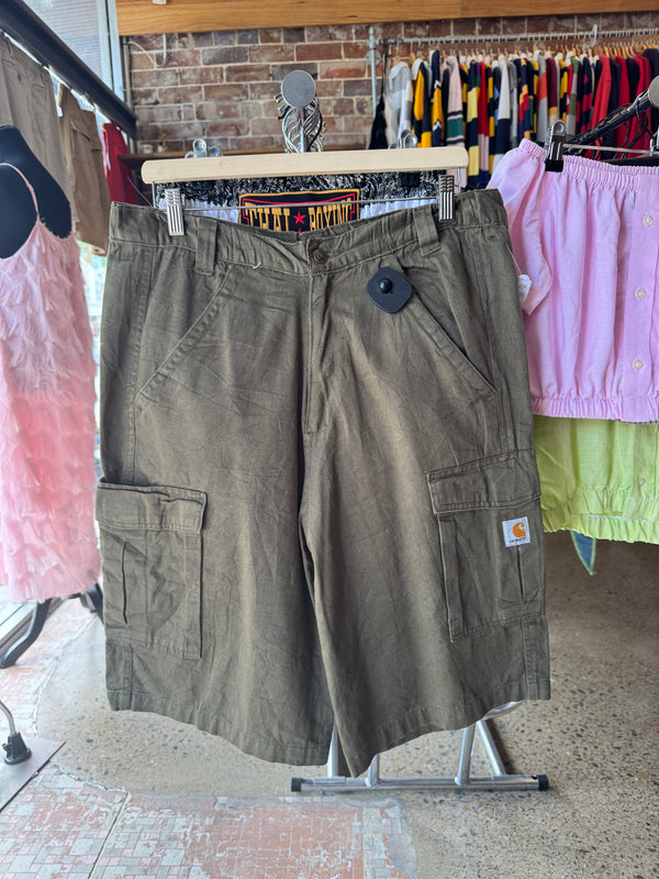 VINTAGE CARHARTT CARGO SHORTS 34