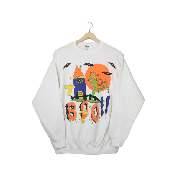 VINTAGE BOO SWEATER (L)